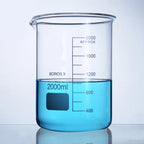 HAIJU Borosilicate Glass Beaker – Low Form, Graduated with Spout | 100ml