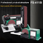 Multipurpose Belt Sander and Bench Grinder Machine