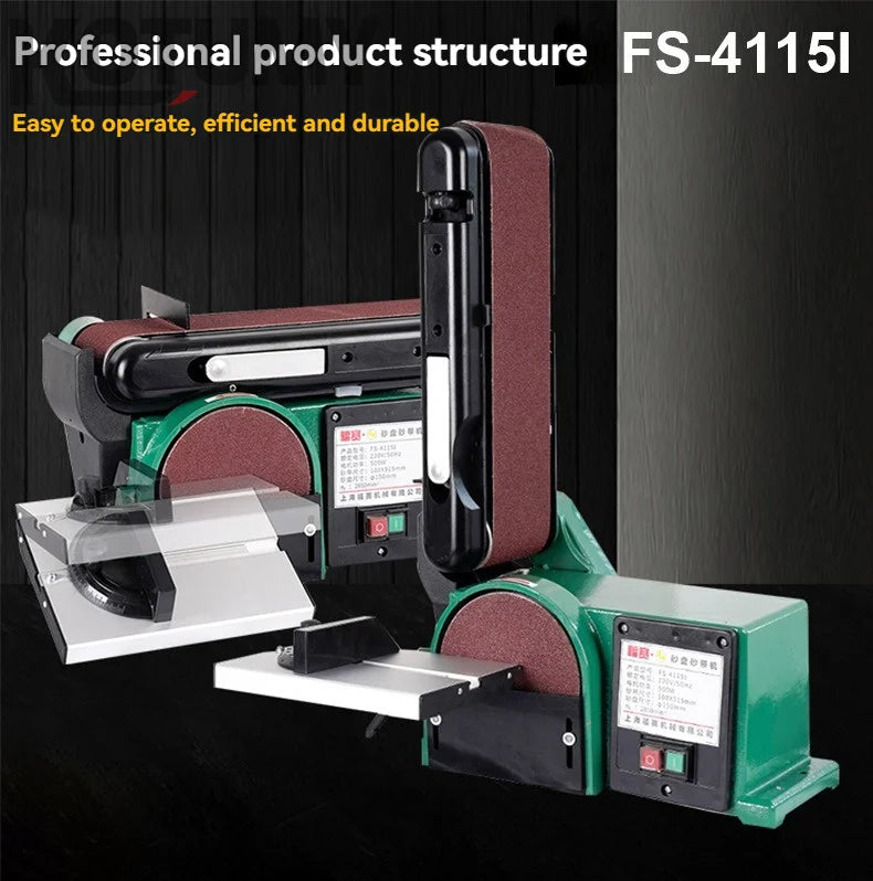 Multipurpose Belt Sander and Bench Grinder Machine