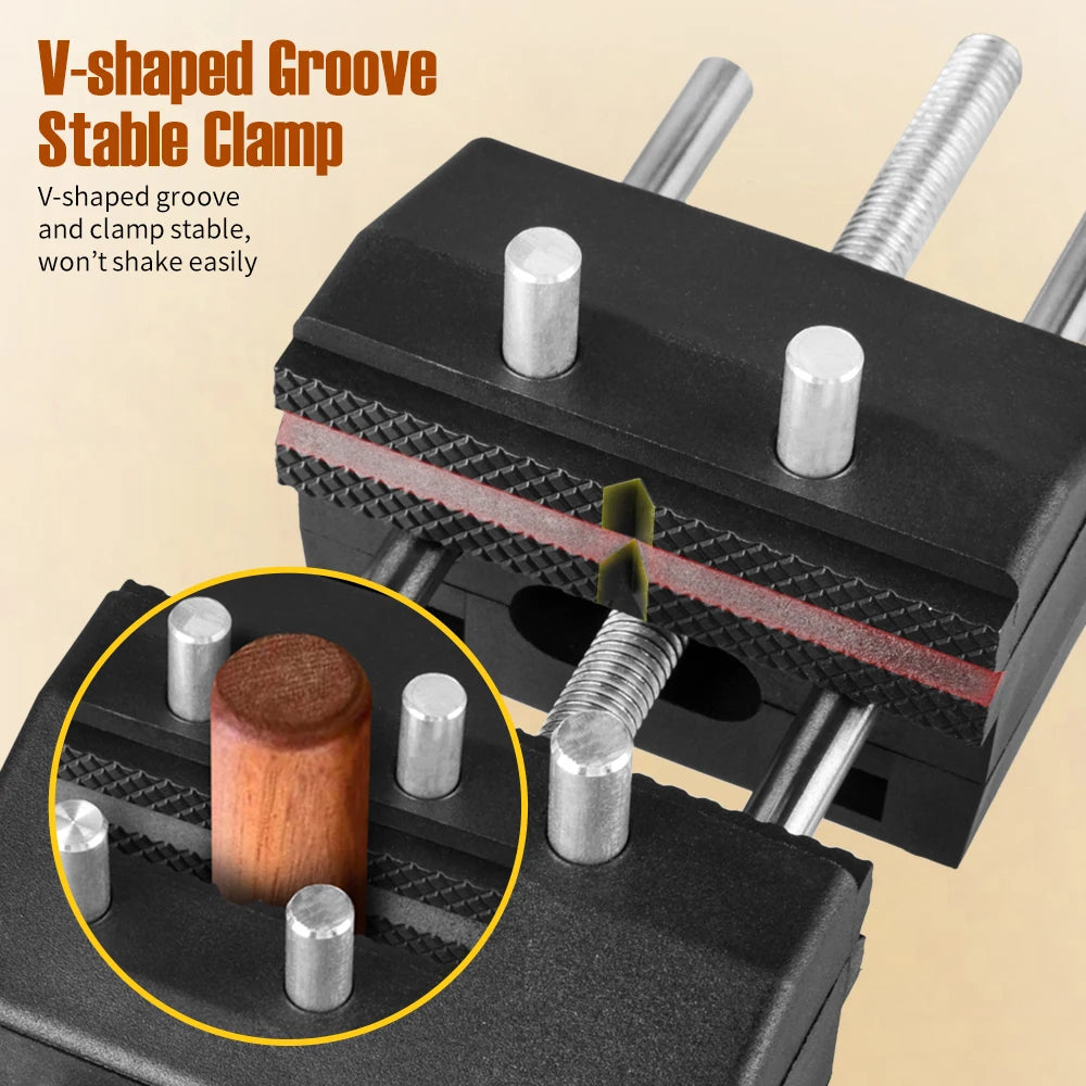 Portable Aluminium Mini Bench Vise – Precision Clamp for DIY, Home & Workshop Projects