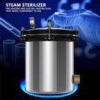 24L / 18L Portable LPG & Electric Steam Autoclave – Medical, Dental, Laboratory, and Mushroom Sterilizer