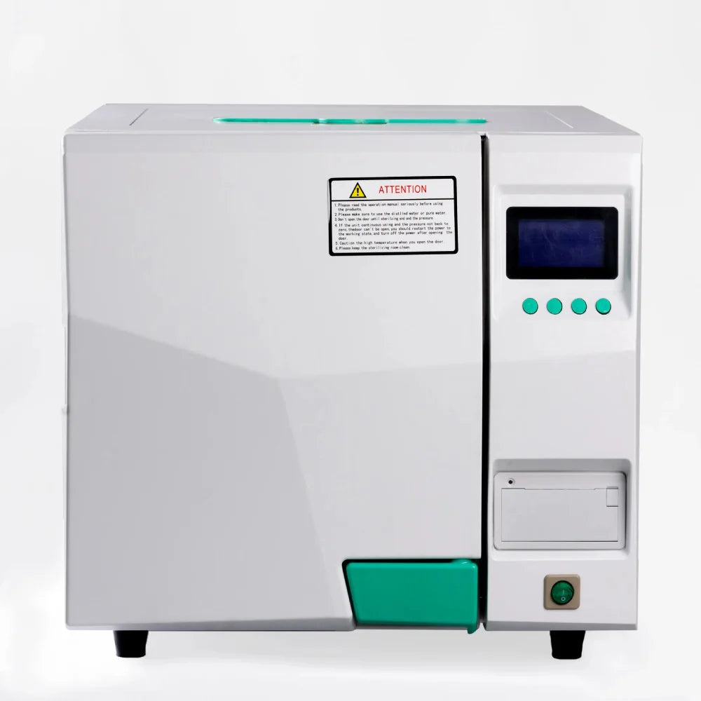 B-Class Dental Autoclave Sterilizer with Vacuum, Built-In Micro Printer, and Drying Function for Instruments