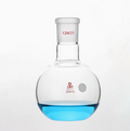 Meiwlaby 200ml Borosilicate Glass Flat-Bottom Boiling Flask Single Neck with Standard Ground Joint  24/29