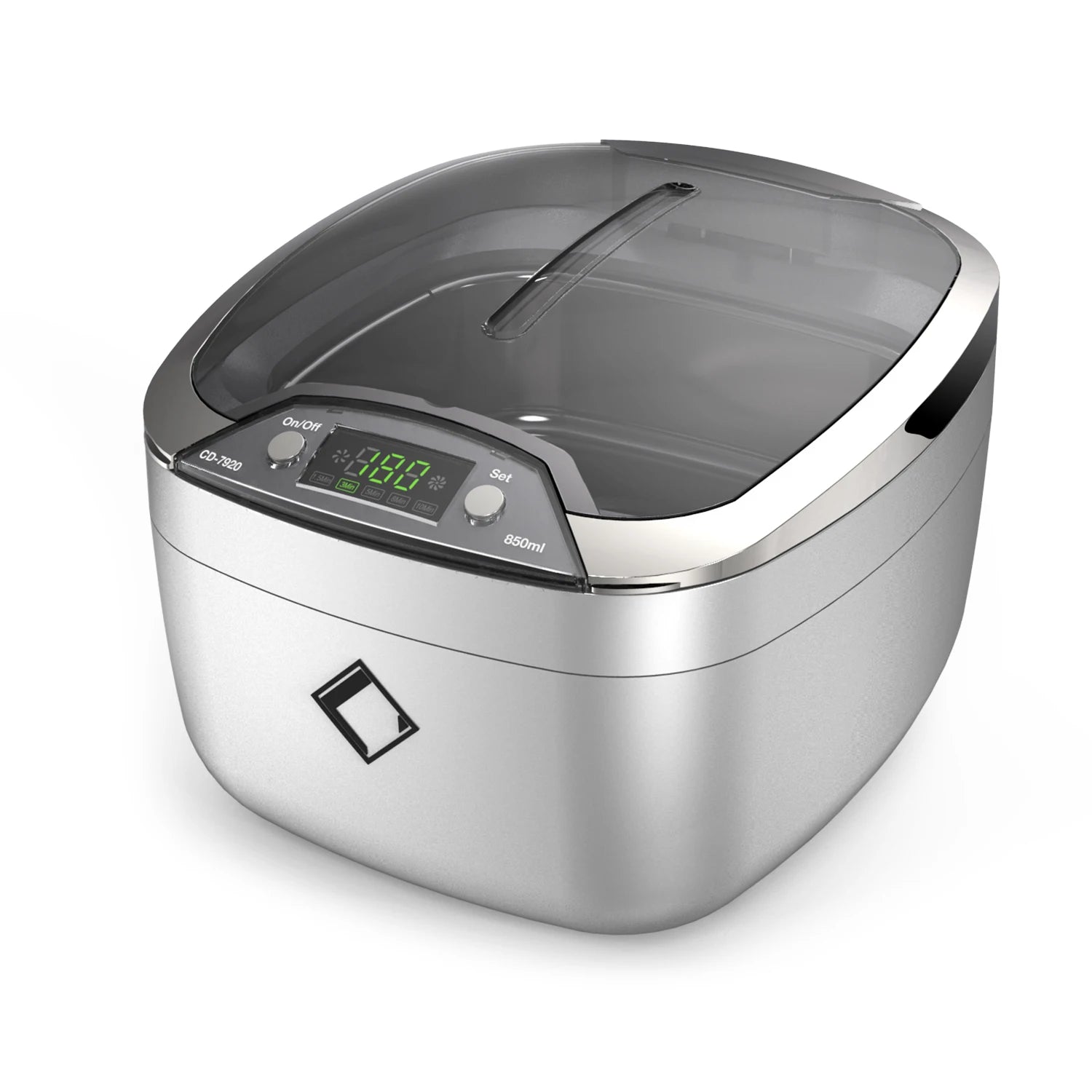 850ml Home Ultrasonic Cleaner – 42kHz Jewelry Cleaning Machine with TUV, CE & PSE Certification