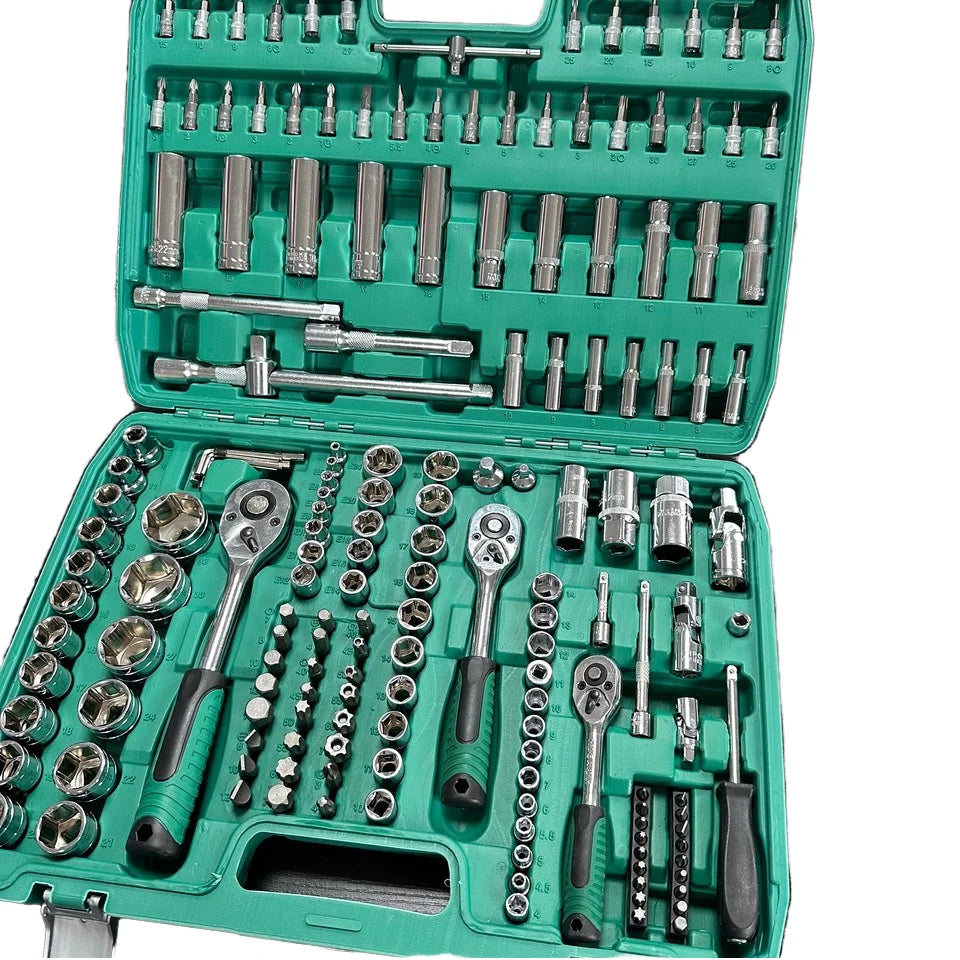Professional 172-Piece CR-V Auto Repair Tool Kit – Hard Case Included