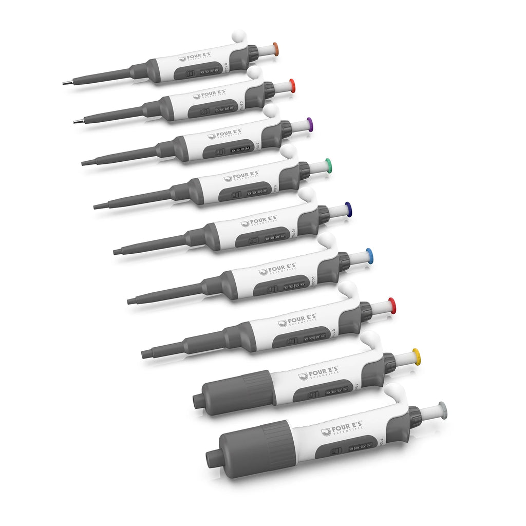 Adjustable Single-Channel Micro Pipettes 2.5µL–10mL Fully Autoclavable Laboratory Pipettes