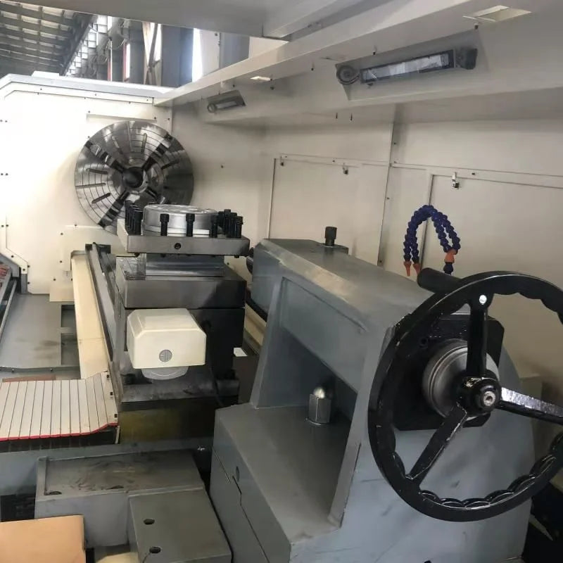 Large Bore CNC Lathe CK61100 – Flank-Bed, GSK Controller, Metal Turning
