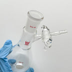 Schlenk Flask 10-1000ml – Pear-Shaped Borosilicate Reaction Flask with Glass Stopcock