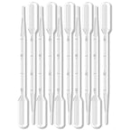 Lab Disposable Plastic Pasteur Pipettes – 0.2–10ml Clear Poly Dropper for Accurate Liquid Transfer