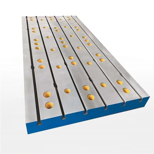 Cast Iron CNC Worktable with T-Slots – Precision Inspection Platform