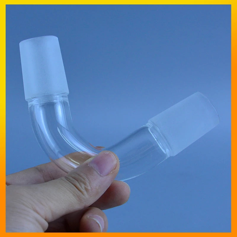 75° Glass Distillation Adapter – Standard 24/29 Ground Joint Distilling Head for Laboratory Distillation Units