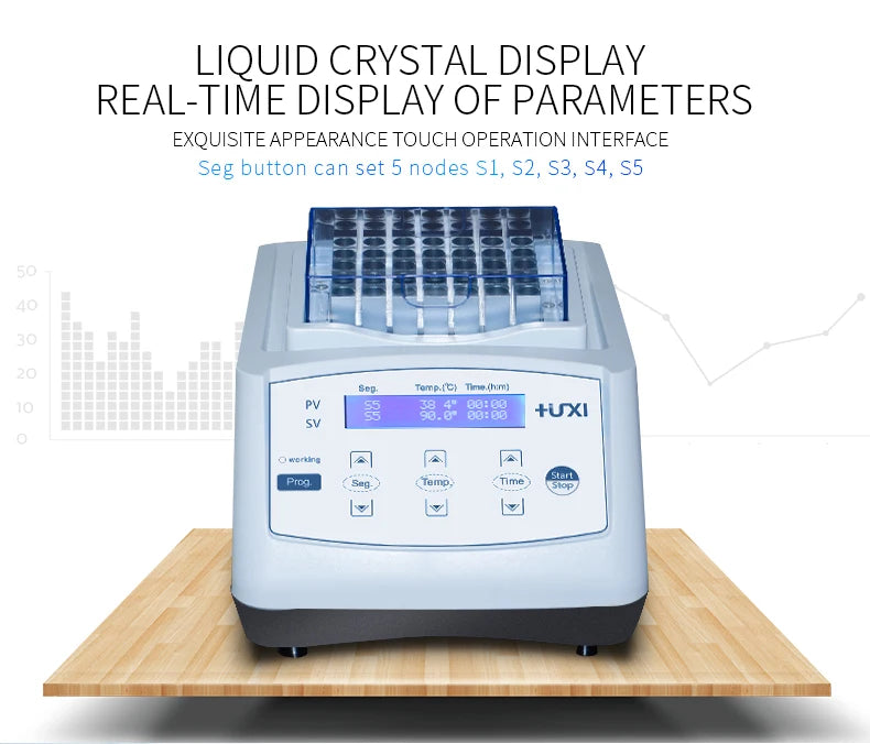 Digital Laboratory Dry Bath Heater – Adjustable Temperature Test Tube Dry Block
