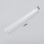 Transparent PS Plastic Round-Bottom Test Tubes – Flat Mouth, Hard Plastic, Sold by Bag