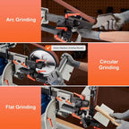 3-Wheel 2x72 Inch Belt Grinder – Knife Making Surface Grinding Machine