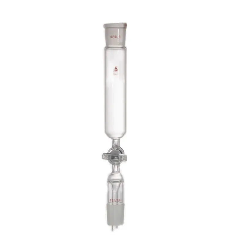 Cylindrical Drip Funnel with Glass Stopcock – 50 ml (24/29 × 24/29)