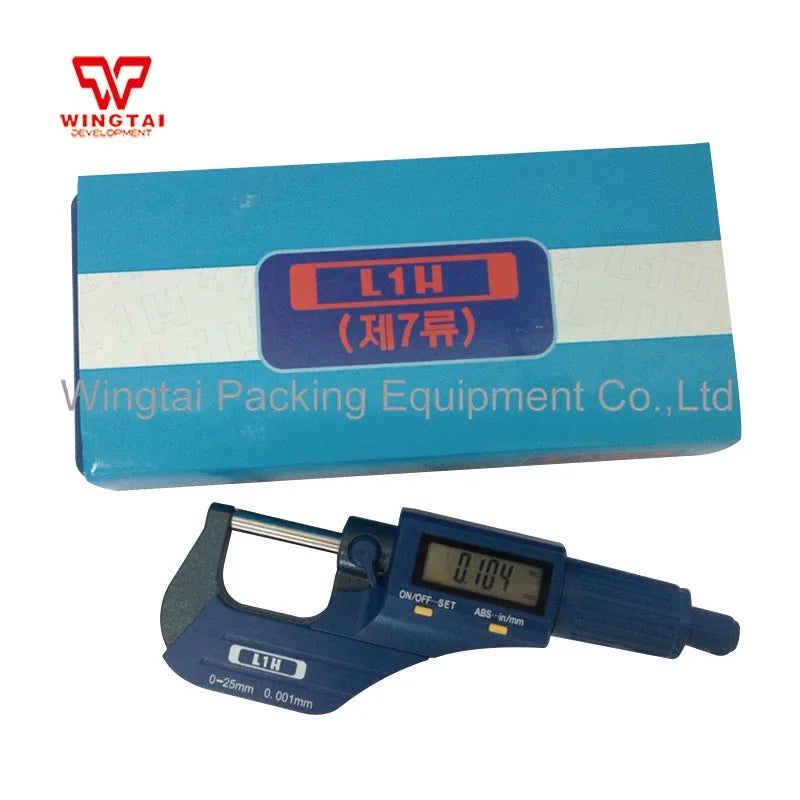 0-25mm Micrometer Screw Gauge XC02 – High Precision 0.001mm for Paper & Bags