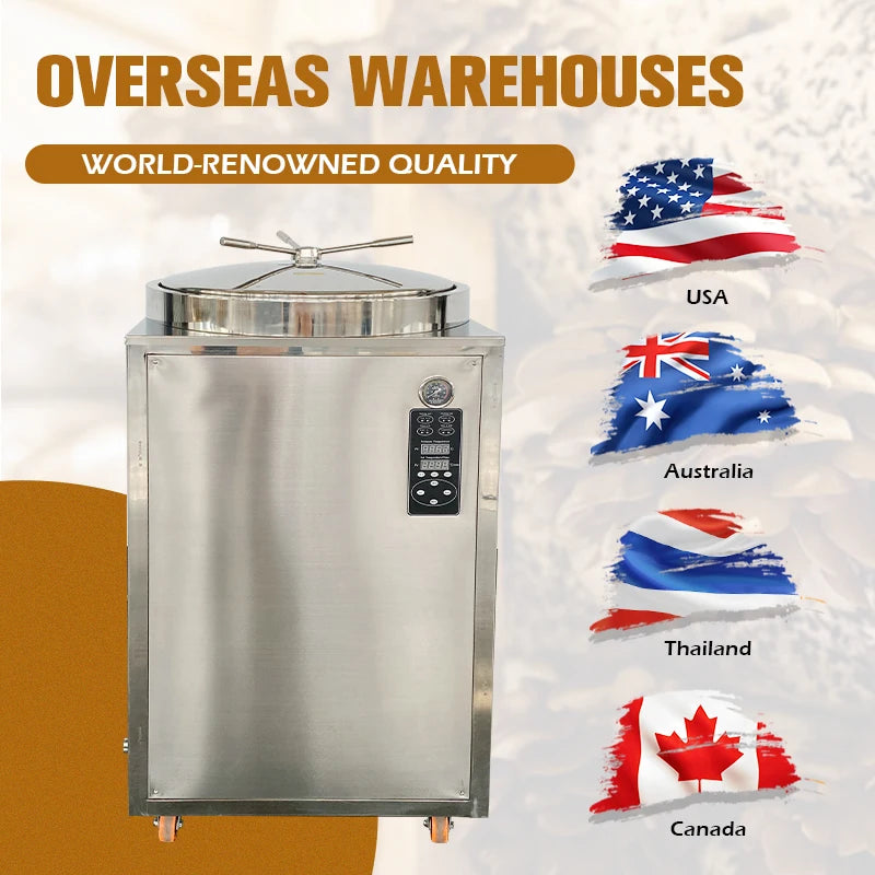 200L Laboratory Steam Autoclave – Steriliser for Lab Use