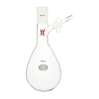 Schlenk Flask 10-1000ml – Pear-Shaped Borosilicate Reaction Flask with Glass Stopcock