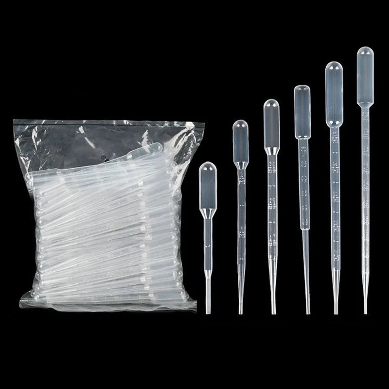 Lab Disposable Plastic Pasteur Pipettes – 0.2–10ml Clear Poly Dropper for Accurate Liquid Transfer