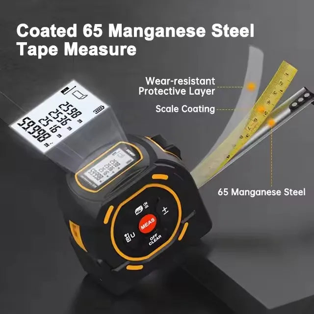 Digital Laser Tape Measure 2-in-1 – 40M/60M SNDWAY SW-TM40A/SW-TM60A
