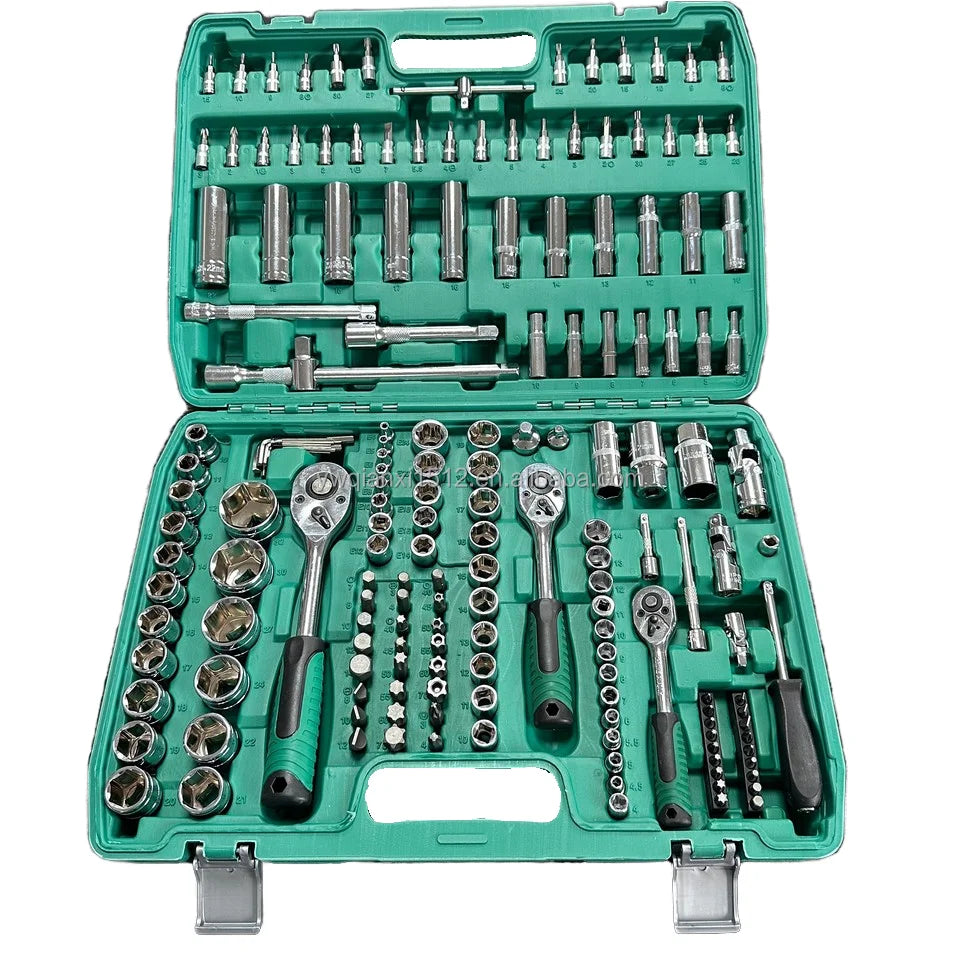 Professional 172-Piece CR-V Auto Repair Tool Kit – Hard Case Included