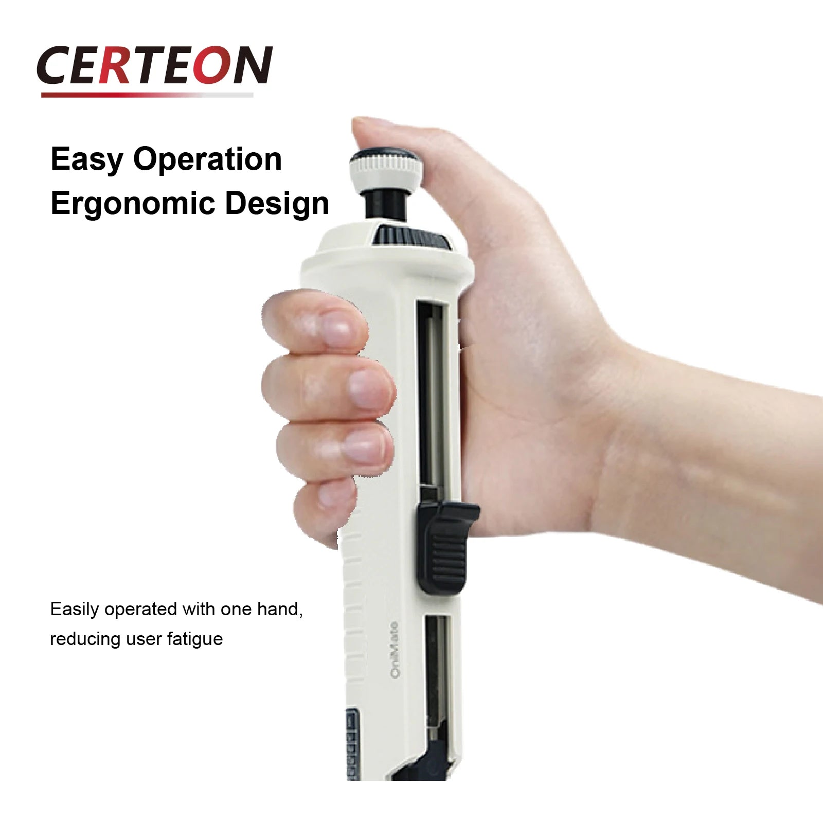 Adjustable Multi-Volume Repeating Pipette – Manual Micropipettor Dispenser, 0.5–50ml, Five-Speed | OniMate