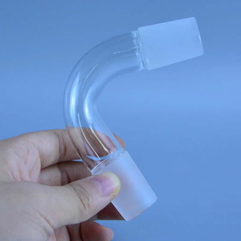 75° Glass Distillation Adapter – Standard 24/29 Ground Joint Distilling Head for Laboratory Distillation Units