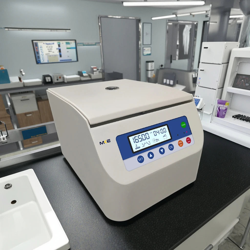 High-Speed Laboratory Centrifuge – 16,500rpm, 19,480×g, DC Brushless Motor, 12×5ml Microcentrifuge with Microprocessor Control