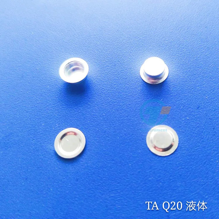 Aluminium DSC Crucibles for TA Q20 – Liquid Sample Pans for DSC & TGA (100-Pack)