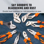 Professional 8-Piece Pliers Set – High-Strength Steel for DIY & Industrial Use