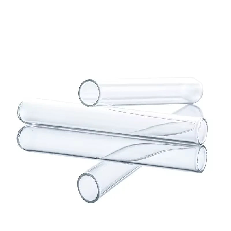High-Temperature Resistant Flat Round Bottom Glass Durham Fermentation Test Tube for Laboratory Use