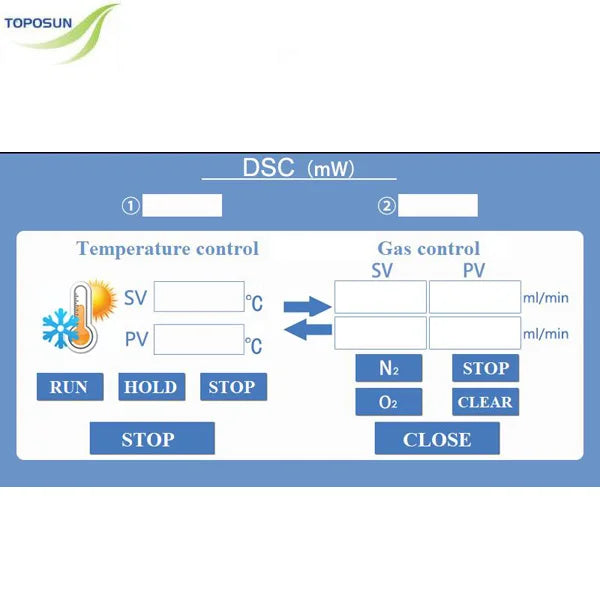 High-Precision TPS-DSC-N Liquid Nitrogen Cooled Differential Scanning Calorimeter, -160°C Ultra-Low Temperature