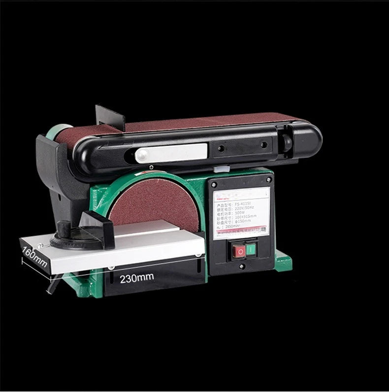 Multipurpose Belt Sander and Bench Grinder Machine
