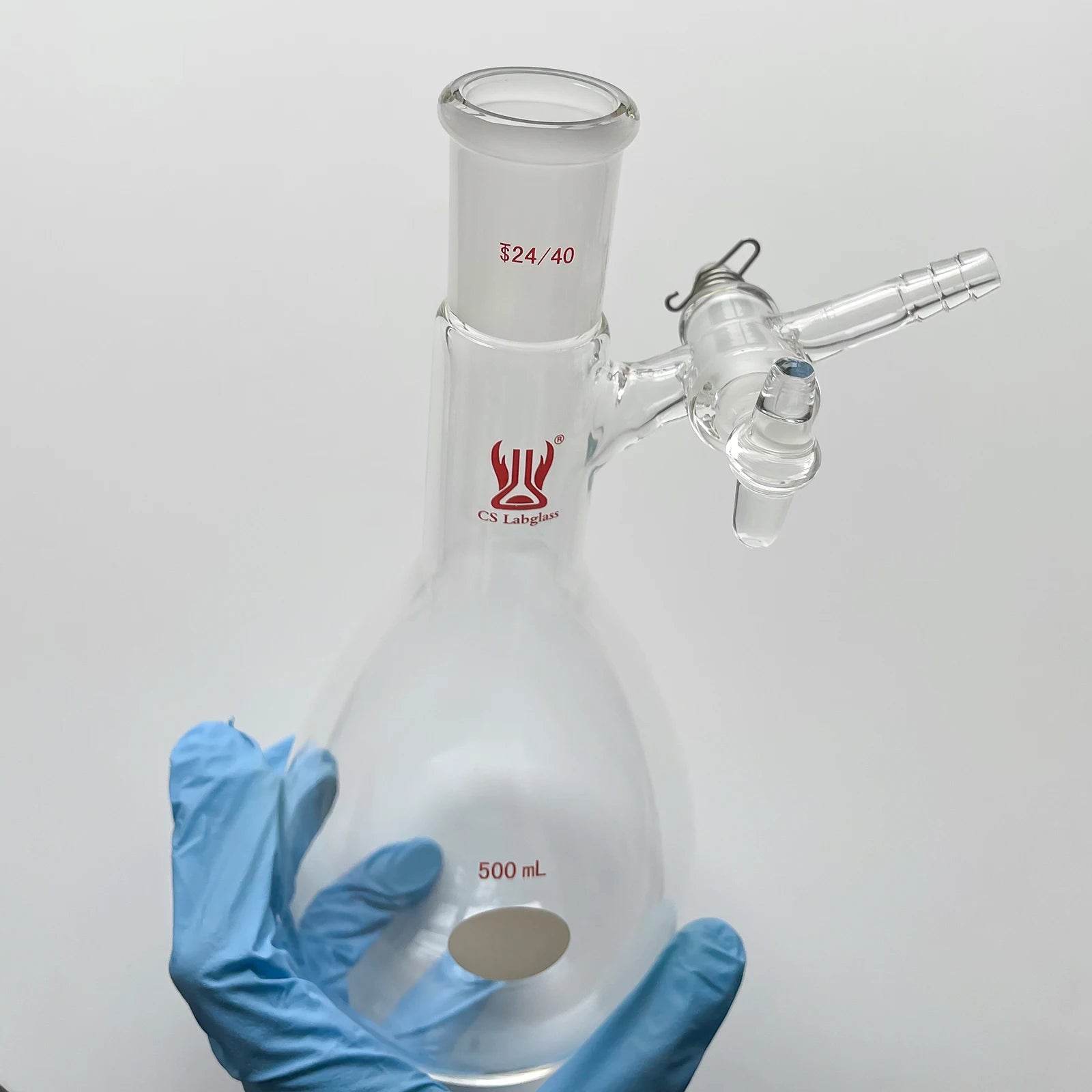 Schlenk Flask 10-1000ml – Pear-Shaped Borosilicate Reaction Flask with Glass Stopcock