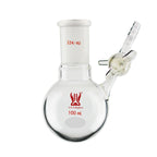 Reaction Flask with Glass Stopcock (CS-F53) 50–1000 ml