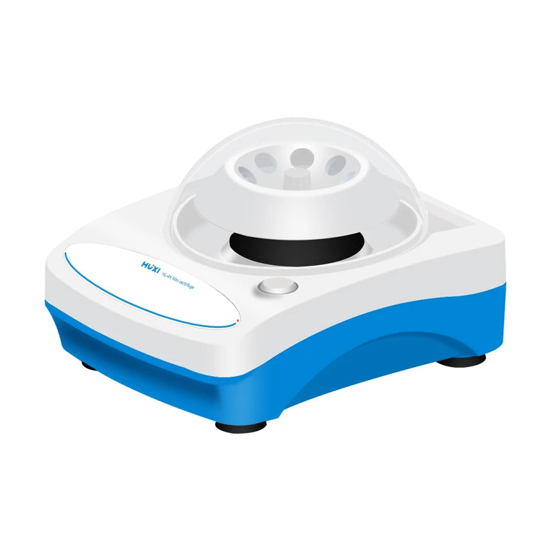 HUXI Mini Laboratory Centrifuge – 0.2/0.5/1.5/2ml Micro Tube Angle Rotor, 4000rpm Low-Speed Lab Centrifuge