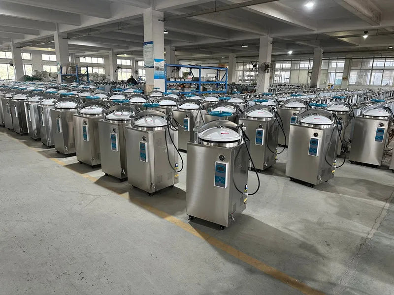 Digital Vertical Steam Autoclave Sterilizer – 35L, 50L, 75L, 100L for Laboratory and Automotive Use