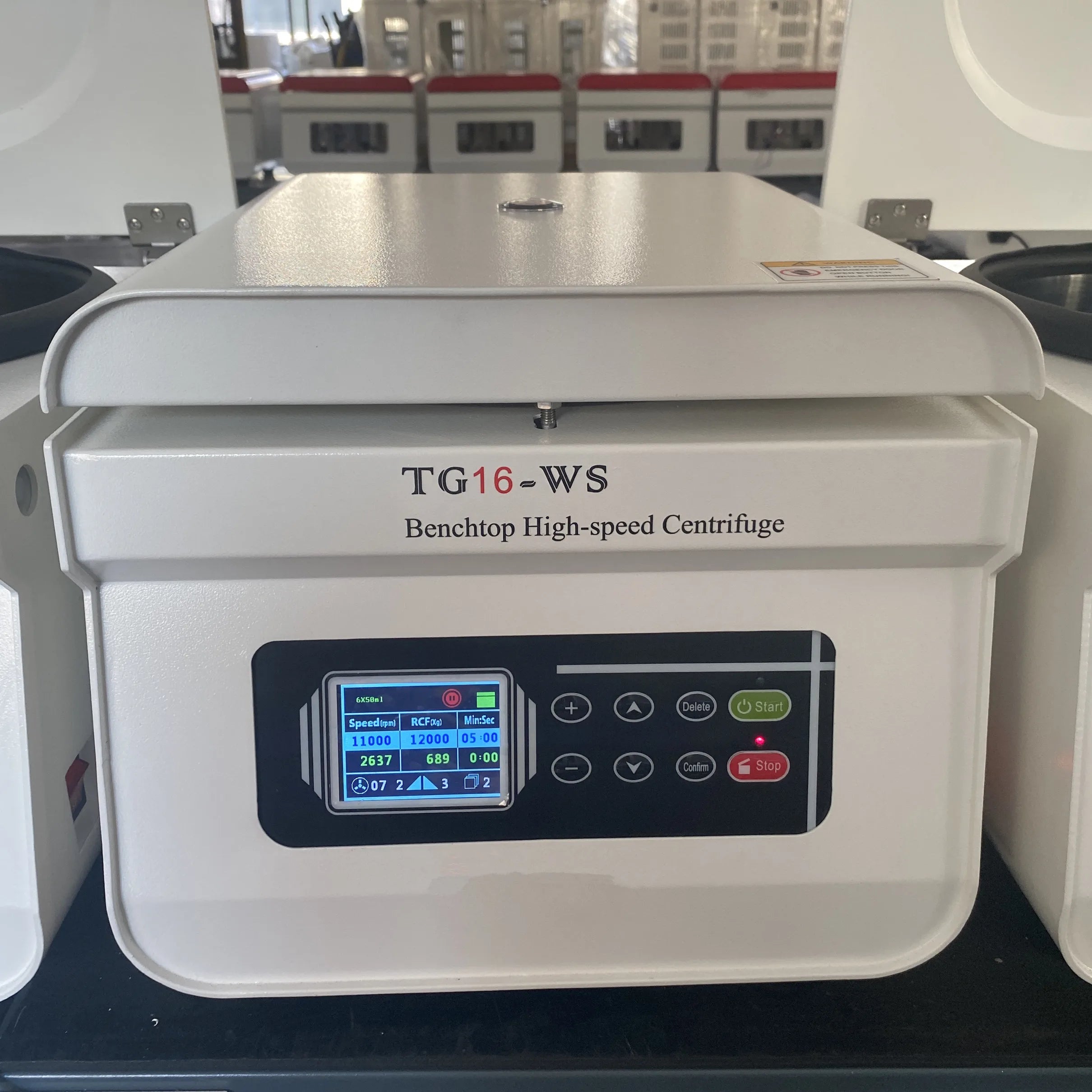 Benchtop PCR Laboratory Centrifuge – Ultra High-Speed 24,000rpm with Large Capacity and Optional Features