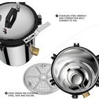 24L / 18L Portable LPG & Electric Steam Autoclave – Medical, Dental, Laboratory, and Mushroom Sterilizer