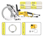 40cm Heavy-Duty Wall Chaser – Cement, Brick & Floor Slot Cutting