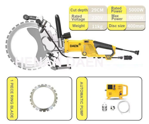 40cm Heavy-Duty Wall Chaser – Cement, Brick & Floor Slot Cutting