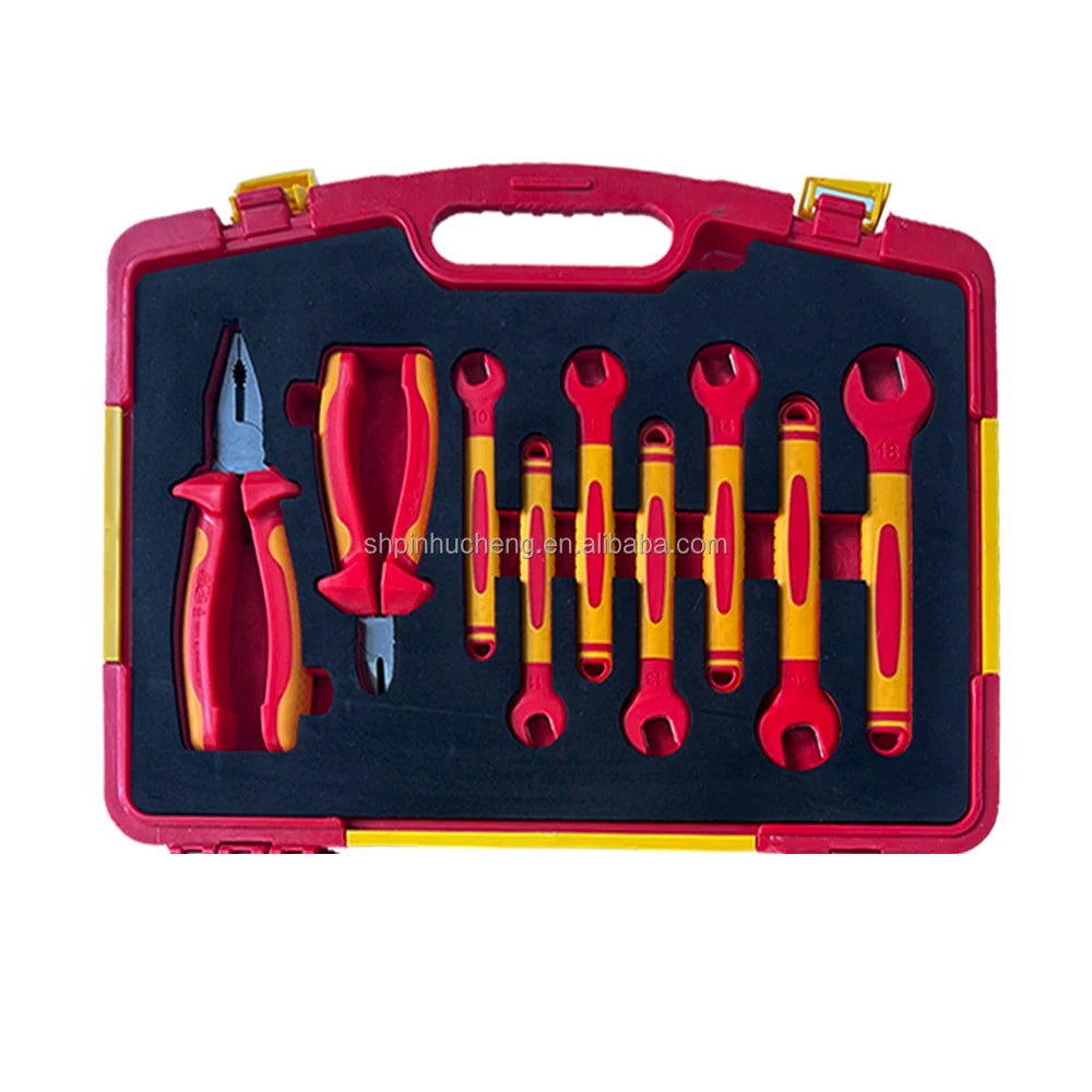 24-Piece 1000V VDE Insulated Hand Tool Set – Wrenches, Pliers & T Tools