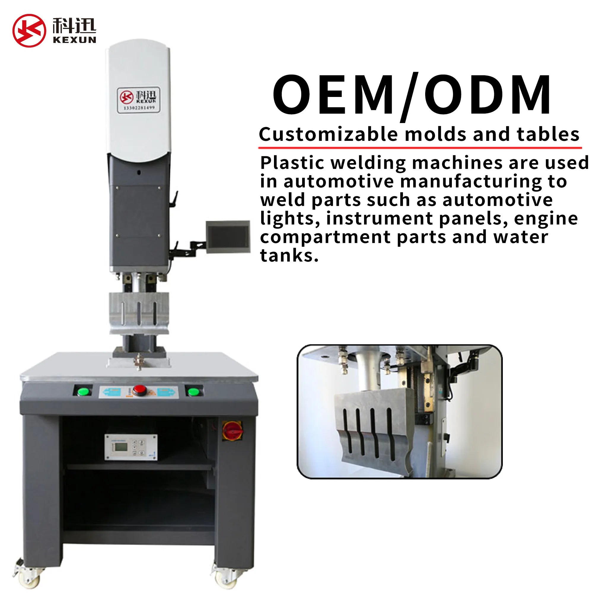 Industrial Ultrasonic Spot Welder 3000W – Plastic Welding for Automotive & Food