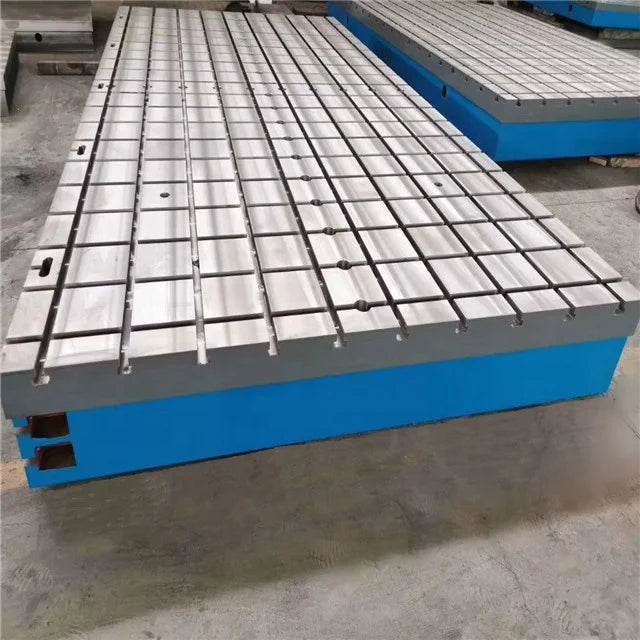 Cast Iron CNC Worktable with T-Slots – Precision Inspection Platform