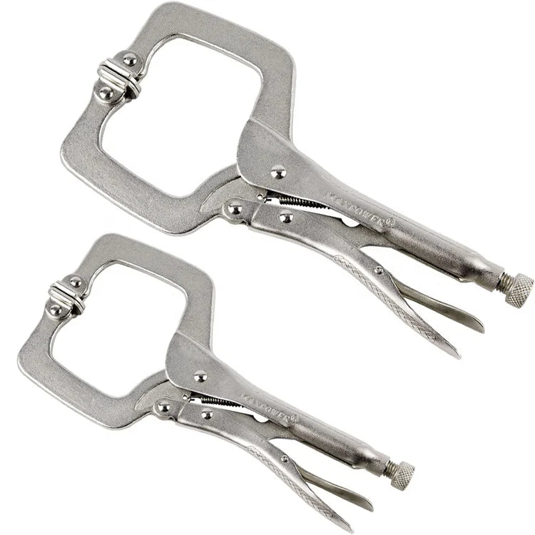 Woodworking & Welding C-Clamp Locking Pliers – Maxpower Easy-Use Clamp