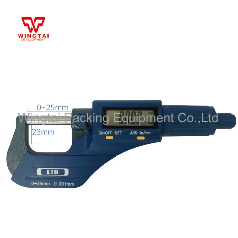 0-25mm Micrometer Screw Gauge XC02 – High Precision 0.001mm for Paper & Bags