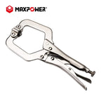 Woodworking & Welding C-Clamp Locking Pliers – Maxpower Easy-Use Clamp