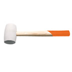 WEDO White Rubber Hammer Mallet 16oz with Wood Handle