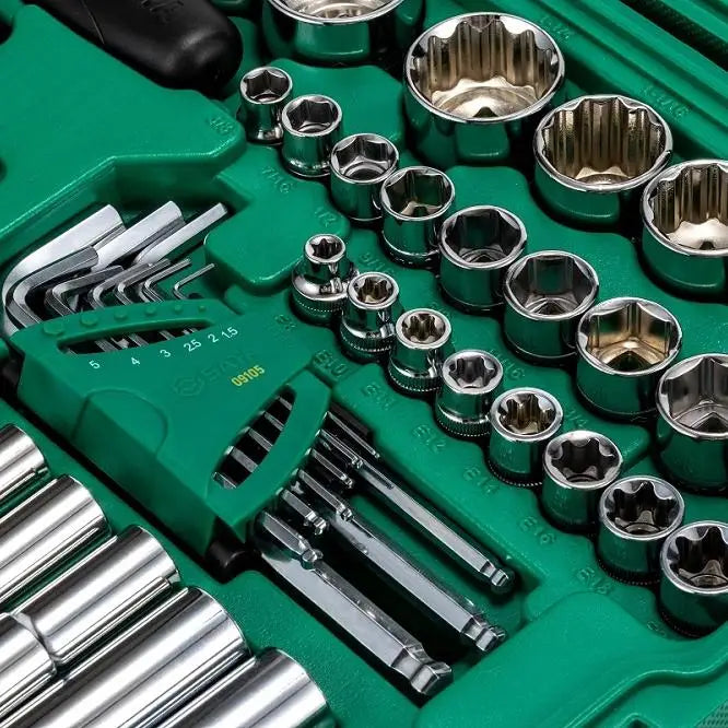 Professional APEX USA 150-Piece Socket Set – Metric/SAE, Multi-Drive”