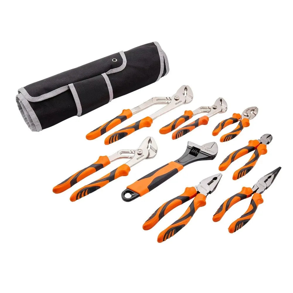 Professional 8-Piece Pliers Set – High-Strength Steel for DIY & Industrial Use